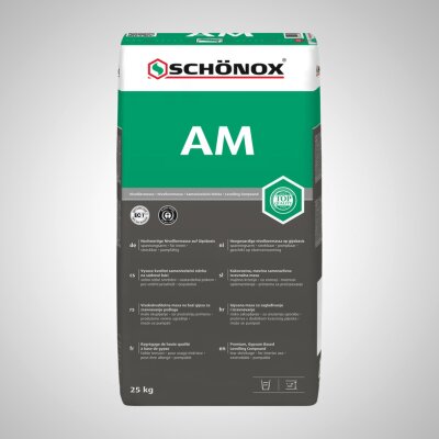 Schönox AM   10 x25 kg Sack emissionsarme, calciumsulfatbasierte Glätt- und Nivelliermasse