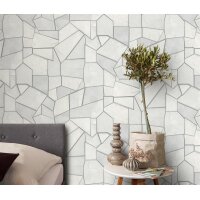 10445-31 Tapeten Erismann Elle Decoration 4 Farbe grau Vinyltapete auf Vlies