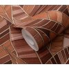 10446-13 Tapeten Erismann Elle Decoration 4 Farbe braun Vinyltapete auf Vlies