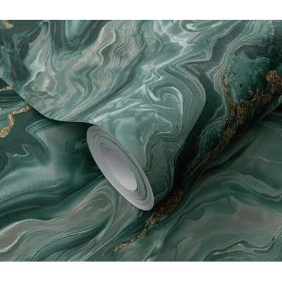 10447-19 Tapeten Erismann Elle Decoration 4 Farbe grün Vinyltapete auf Vlies