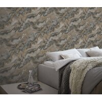 10447-37 Tapeten Erismann Elle Decoration 4 Farbe taupe Vinyltapete auf Vlies