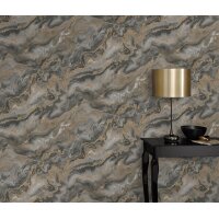 10447-37 Tapeten Erismann Elle Decoration 4 Farbe taupe Vinyltapete auf Vlies