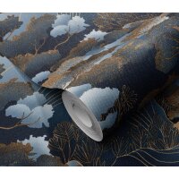 10448-08 Tapeten Erismann Elle Decoration 4 Farbe blau...