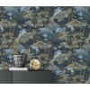 10448-08 Tapeten Erismann Elle Decoration 4 Farbe blau Vinyltapete auf Vlies