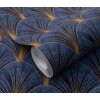 10451-08 Tapeten Erismann Elle Decoration 4 Farbe blau Vinyltapete auf Vlies