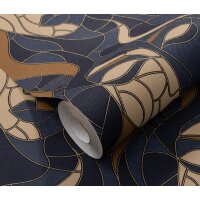 10458-08 Tapeten Erismann Elle Decoration 4 Farbe blau...