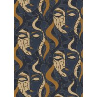 10458-08 Tapeten Erismann Elle Decoration 4 Farbe blau...