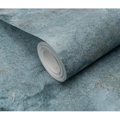 10360-19 Tapeten Erismann Melissa Farbe türkis Vinyltapete auf Vlies