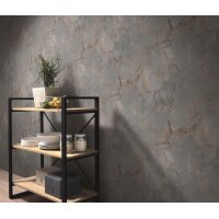 10360-47 Tapeten Erismann Melissa Farbe grau Vinyltapete auf Vlies