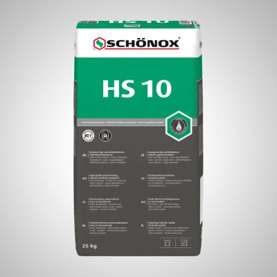 Schönox HS 10  10 Sack x 25 kg  für Bodenflächen Hybrid Spachtelmasse für den Innenbereich