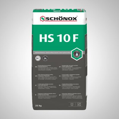 Schönox HS 10F  10 Sack x 25 kg Faserverstärkte Hybrid Spachtelmasse für den innenbereich Boden