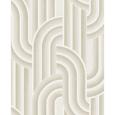 340560 Tapeten Eijffinger Groovy  Farbe beige sand weiß creme Vlies