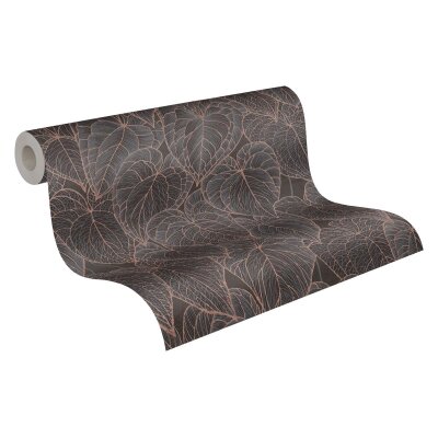 AS 781282 Tapeten A.S Creation Daniel Hechter 7 Farbe Braun, Schwarz, Gold, Metallic Vlies