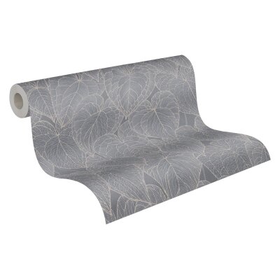 AS 781283 Tapeten A.S Creation Daniel Hechter 7 Farbe Grau, Silber, Metallic Vlies