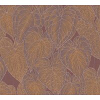 AS 781284 Tapeten A.S Creation Daniel Hechter 7 Farbe Rot, Orange, Lila, Gold, Metallic Vlies