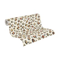AS 782161 Tapeten A.S Creation Anna DAndrea Farbe Weiß, Schwarz, Beige, Orange Vlies