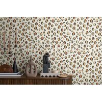 AS 782161 Tapeten A.S Creation Anna DAndrea Farbe Weiß, Schwarz, Beige, Orange Vlies