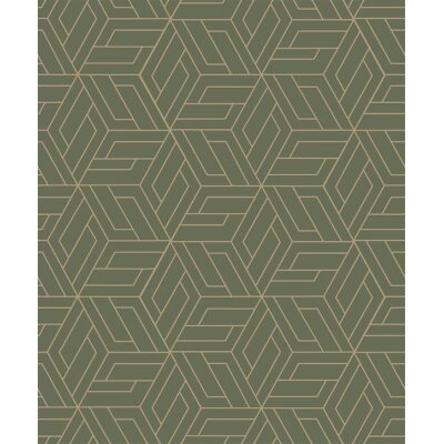 A67303 Tapeten GranDeco Omura Farbe Blau Vliestapete