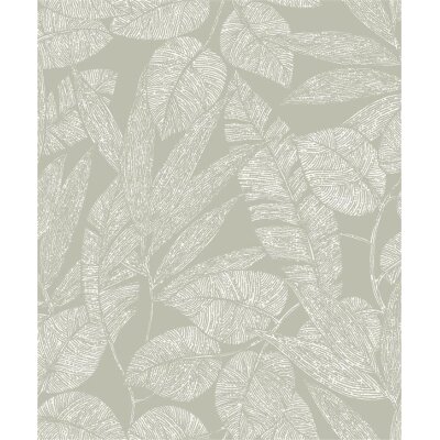 A69501 Tapeten GranDeco Omura Farbe Grau Vliestapete
