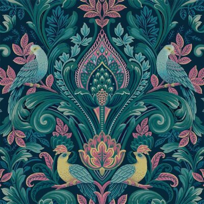 A67801 GranDeco Arcadia Farbe Rosa Vliestapete