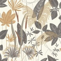 A70701 GranDeco Arcadia Farbe Grau Vliestapete