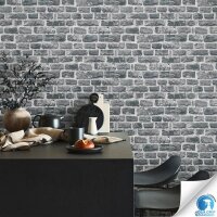 AS 784571 Tapeten A.S Creation WOW-Designdrop Farbe Grau, Schwarz