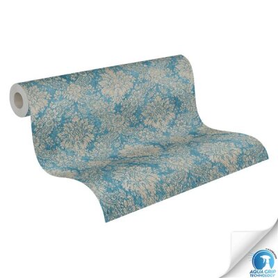 AS 784921 Tapeten A.S Creation WOW-Designdrop Farbe Blau, Braun