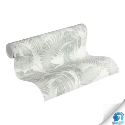 AS 784981 Tapeten A.S Creation WOW-Designdrop Farbe Grün, Grau, Weiß