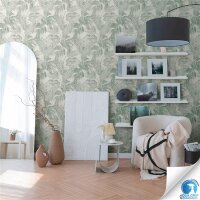 AS 784981 Tapeten A.S Creation WOW-Designdrop Farbe Grün, Grau, Weiß