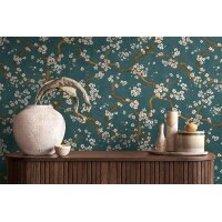 AS 781994 Tapeten A.S Creation Metropolitan Stories Hot Spots Farbe Blau Gold Creme Petrol Metallic Vlies