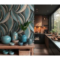 AS 786552 Tapeten A.S Creation Metropolitan Stories Hot Spots Farbe Blau Hellgrau Silber Metallic Vlies