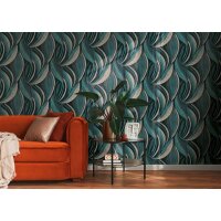 AS 786552 Tapeten A.S Creation Metropolitan Stories Hot Spots Farbe Blau Hellgrau Silber Metallic Vlies