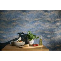 AS 786561 Tapeten A.S Creation Metropolitan Stories Hot Spots Farbe Blau Dunkelblau Gold Metallic Vlies