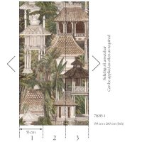 AS 790151 Tapeten A.S Creation Metropolitan Stories Hot Spots Farbe Braun Creme Grün Fototapete