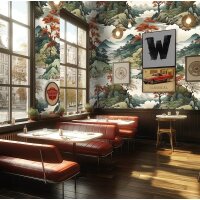 AS 790154 Tapeten A.S Creation Metropolitan Stories Hot Spots Farbe Beige Braun Grün Fototapete