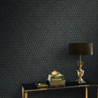 FVL6007 Tapeten Essener Lustre Farbe schwarz, blau, gold Vliestapete