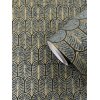 FVL6007 Tapeten Essener Lustre Farbe schwarz, blau, gold Vliestapete