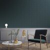 FPL3005 Tapeten Essener Boutique Farbe Blau, Gold Vliestapete