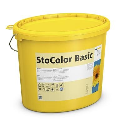 StoColor Basic 10 × 15 l – Bündel, 150 l Innen-Dispersionsfarbe Weiß