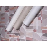 81644 Marburg Novamur Leyla  Farbe grau beige rot Vliestapete