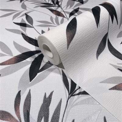 82458 Marburg Novamur Mona Farbe weiß, schwarz Vliestapete