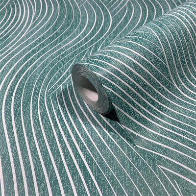 82478 Marburg Novamur Mona Farbe grün, silber Vliestapete