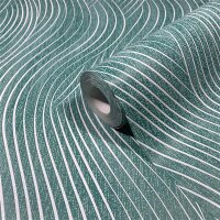 82478 Marburg Novamur Mona Farbe grün, silber Vliestapete