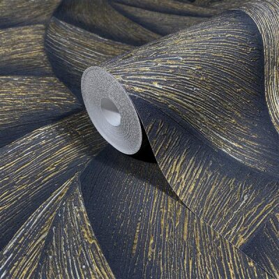 35506 Marburg Ritus Farbe schwarz gold Vliestapete