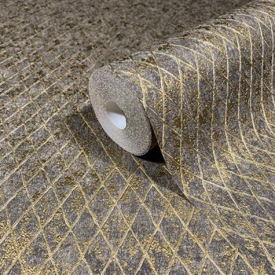 35540 Marburg Ritus Farbe schwarz gold Vliestapete