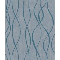 G67735 Tapeten Essener Special FX 2 Farbe blau silber...