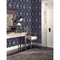 CI38252 Tapeten Essener Classic Silks 4 Farbe blau...