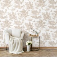 35625 Marburg Glööckler Pompöös Provence Farbe beige, braun Vliestapete