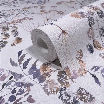 35635 Marburg Glööckler Pompöös Provence Farbe grau, braun, lila Vliestapete