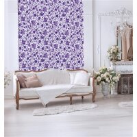 35640 Marburg Glööckler Pompöös Provence Farbe grau, lila Vliestapete